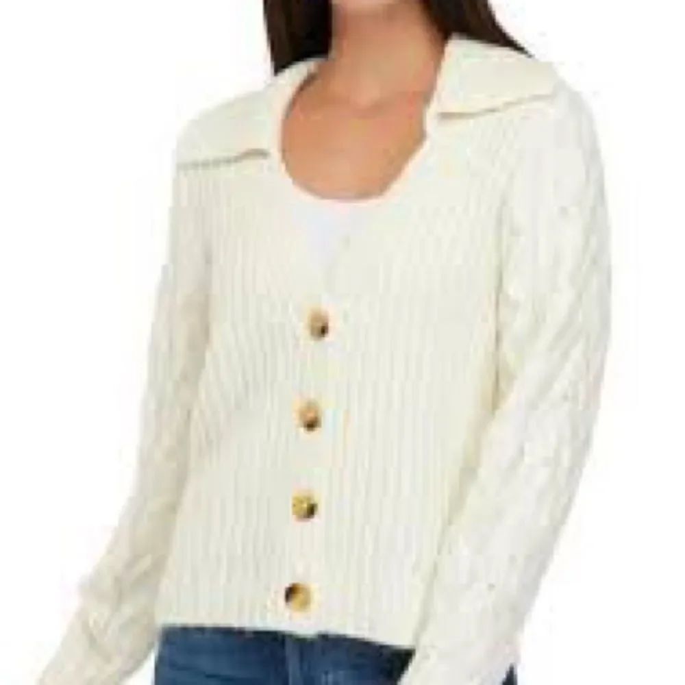 Wonderly Women's Chunky Collar Cardigan, X-Large